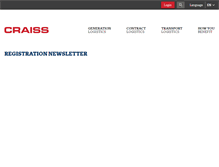 Tablet Screenshot of craiss.com